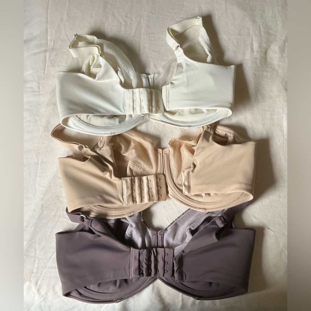 Lilyette Enchantment Lace Minimizer Underwire Bra 34 DDD - Picture 2 of 5